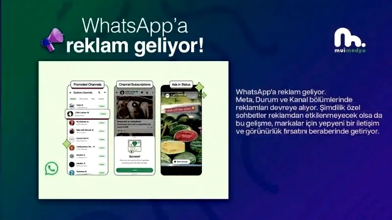 Yeni Whatsapp reklam özelliği